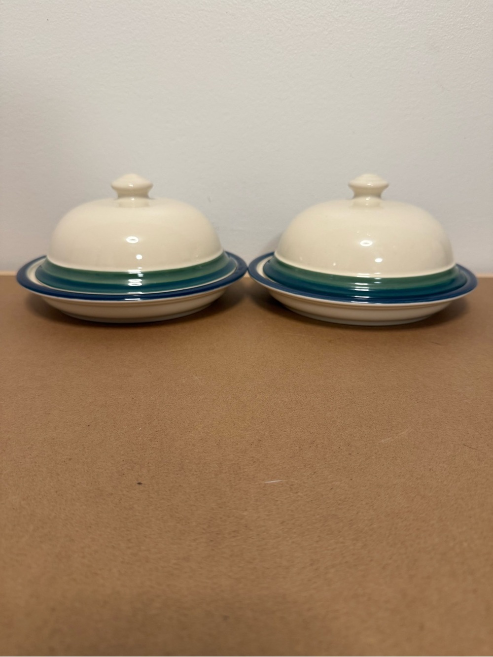 Pfaltzgraff Ocean Breeze Butter Domes - Set of 2